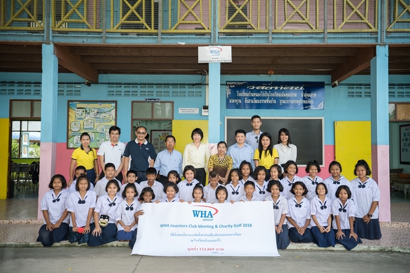 WHA Group Provides Safer, Cleaner Classrooms to Ban Nong Rai School in Rayong