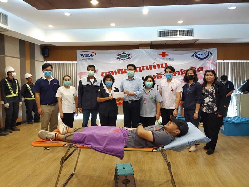 WHA Group Organizes 42nd Blood Donation Campaign with Rayong Red Cross 