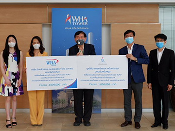WHA Group, WHA Chairman and Dr Somyos Anantaprayoon Foundation Donate 10M to Fight COVID-19