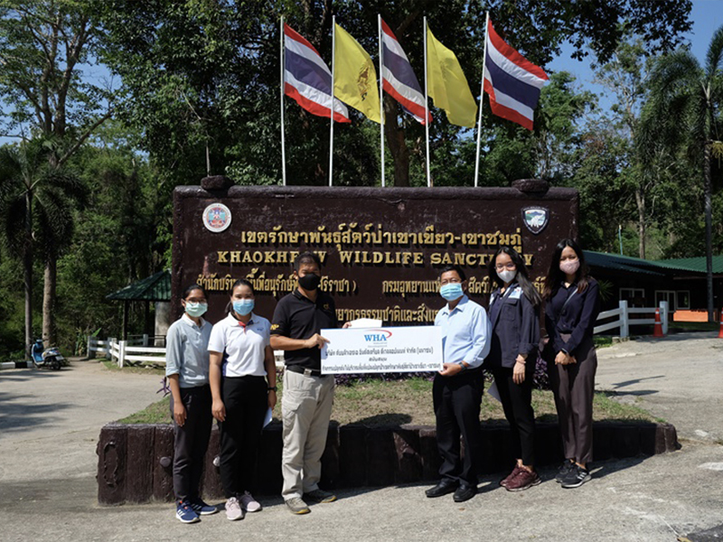 WHA Group Supports Tree Planting Event  at Khao Kheow - Khao Chomphu Wildlife Sanctuary