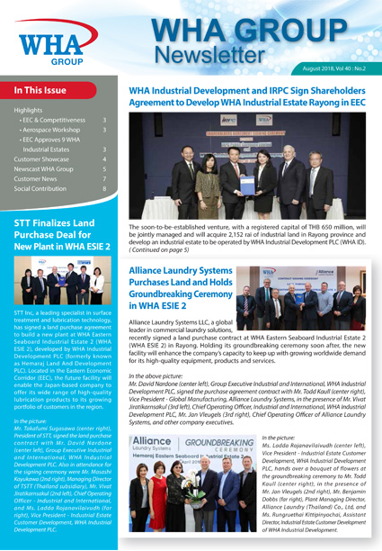 WHA GROUP NEWSLETTER vol.40