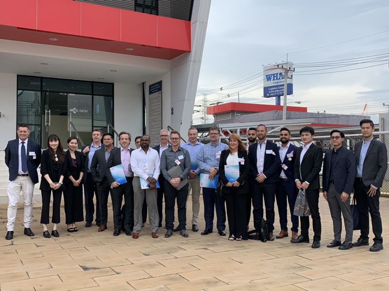 Australian Trade Mission Inspects WHA Smart Warehouse at  WHA Mega Logistics Center