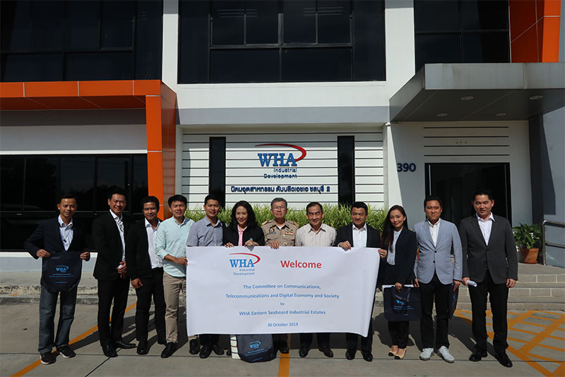 Delegates from the Committee on Communications, Telecommunications and Digital Economy and Society  Visit SUPERNAP Data Center in WHA CIE 2