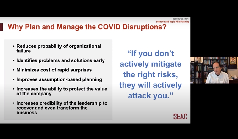 WHA Webinar on Post Covid19:  Strategy and Framework for Emerging Risks  and Recovery Opportunities