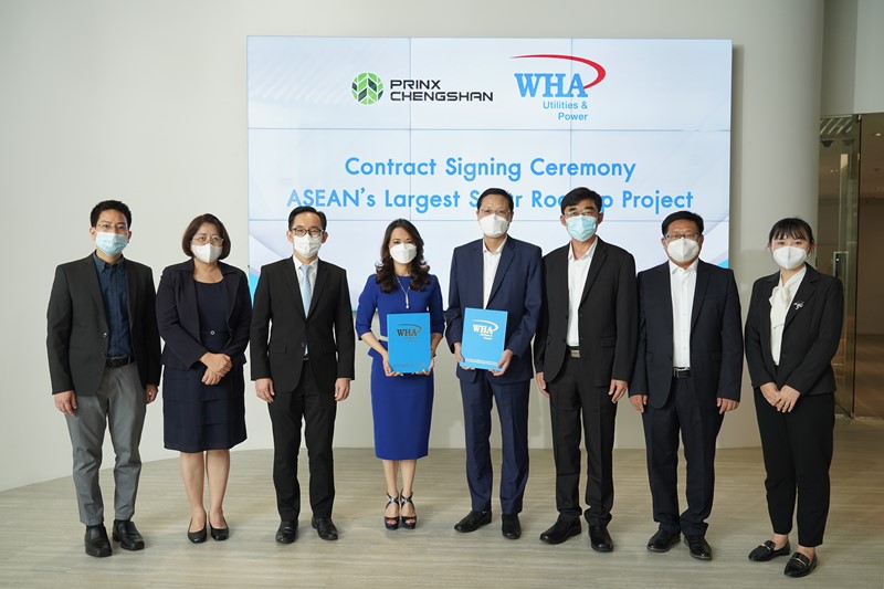 WHAUP Signs Prinx Chengshan Tire Solar Rooftop Project The Largest Solar Rooftop Project in ASEAN 