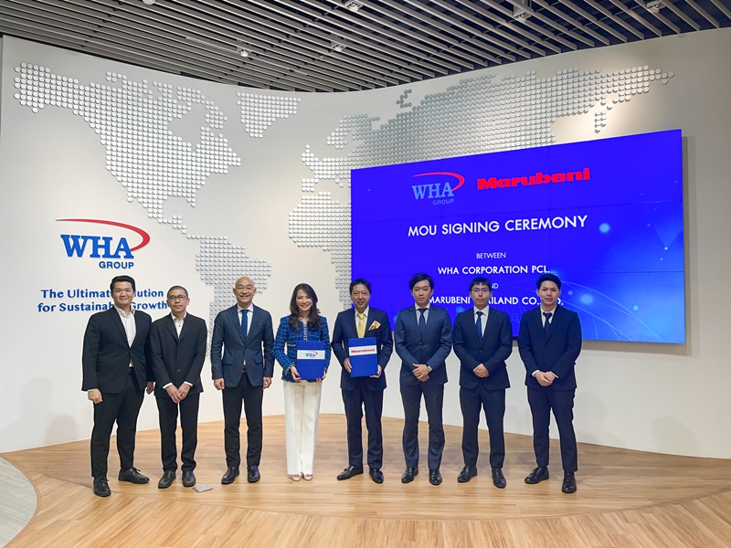 WHA Group Signs MOU with Marubeni for EV Fleet Feasibility Study