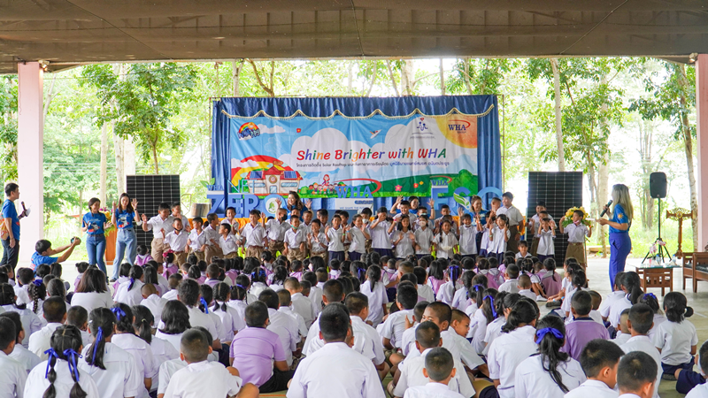  WHA Group Joins Dr. Somyos Anantaprayoon Foundation to Support Solar Rooftops Installation for School in Rayong Province Under the Shine Brighter with WHA Project