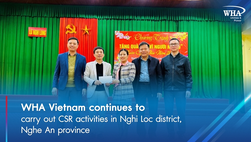WHA Vietnam continues to carry out CSR activities in Nghi Loc district, Nghe An province