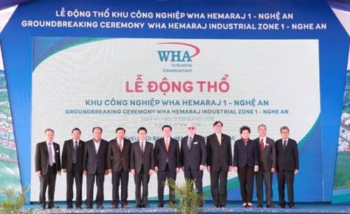 WHA Hemaraj Industrial Zone - Nghe An Celebrates Groundbreaking Ceremony for State of the Art Industrial Zone