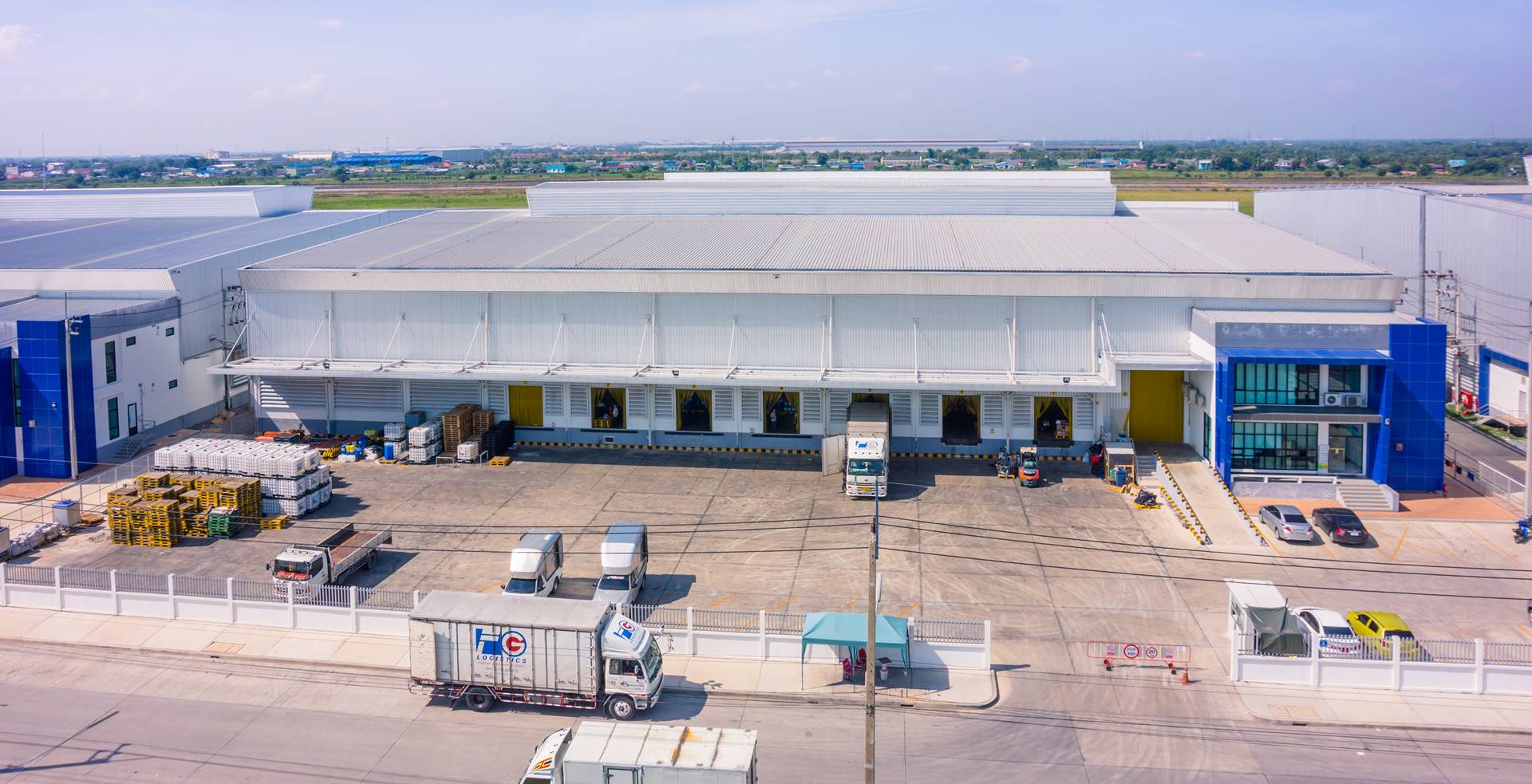 WHA Mega Logistics Center Wangnoi 61 <small>(LF Logistics D.C. for Jonhnson Diversey Harzadous Goods) </small>
